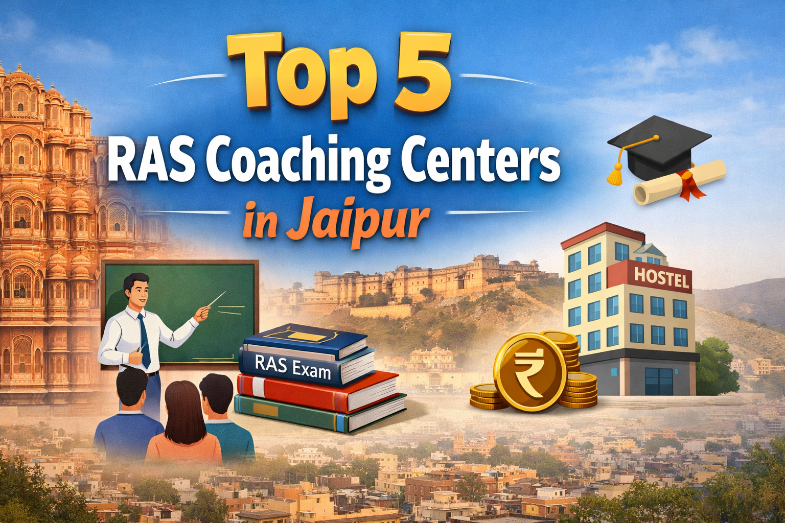 Top 5 RAS Coaching Centers in Jaipur: Fees, Faculty & Hostel Facilities (2026)
